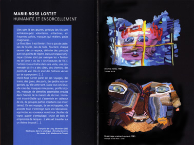 Marie-Rose et Jacques Lortet, Simone Pheulpin, Catalogue 2006