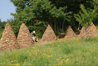 Les Piles, instalation Francis Tuzet